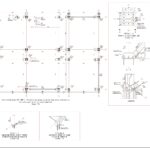 3. ALLCON - Locuinte colective Modul 2 - P+3E cadre metalice EBF - Plan dispunere stalpi metalici