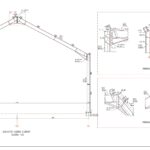 3. ALLCON - Hala metalica tip 2 - Elevatie si detalii imbinare cadru curent