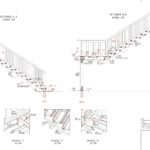 3. ALLCON - Scara metalica tip 1 - Sectiunile A-A si B-B si detalii caracteristice montaj suprastructura