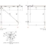 4. ALLCON - Platforma metalica tip 1 - Elevatie cadre axele P.1 si P.2