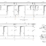 4. ALLCON - Supraetajare cu structura usoara - Elevatie structura pereti axele 3` si 4`