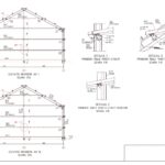 5. ALLCON - Hala metalica tip 2 - Elevatie si detalii prinderi structura inchidere pereti ax 1 si 16