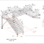 5. ALLCON - Scara metalica tip 1 - Plan si detalii montaj balustrade