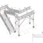 7. ALLCON - Scara metalica tip 2 - Plan si detalii montaj balustrada